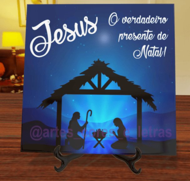 Foto de um azulejo personalizado